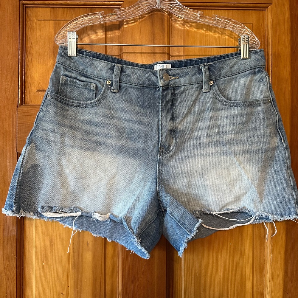 Time and Tru Blue Denim Shorts